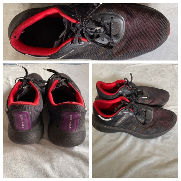 *SOLD* Cole Haan ZeroGrand 360 Running Shoes - Size 10, Black/Rainbow Mesh - Picture 1 of 6
